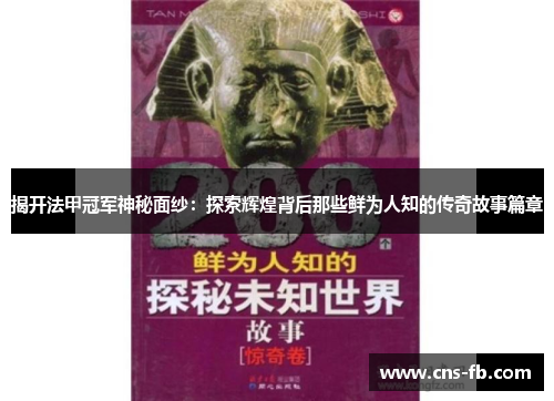 揭开法甲冠军神秘面纱：探索辉煌背后那些鲜为人知的传奇故事篇章